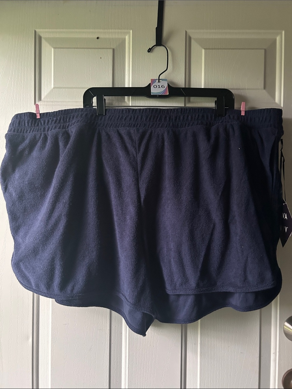Ava & Viv Navy Athletic Fleece Shorts
